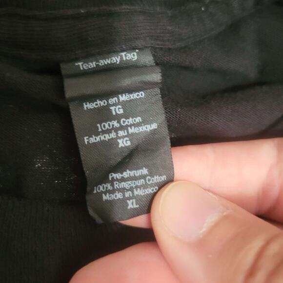 One-Eyed Doll Cotton Extra Large XL Black Graphic Tee - Picture 5 of 5